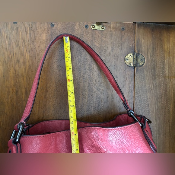 Coach Edie 31 Sunset Red Pebbled Leather w Gunmetal Hardware No. L1782-50123 - Picture 10 of 16